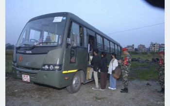 सेना र सशस्त्रका कर्मचारीलाई यातायात सुविधा